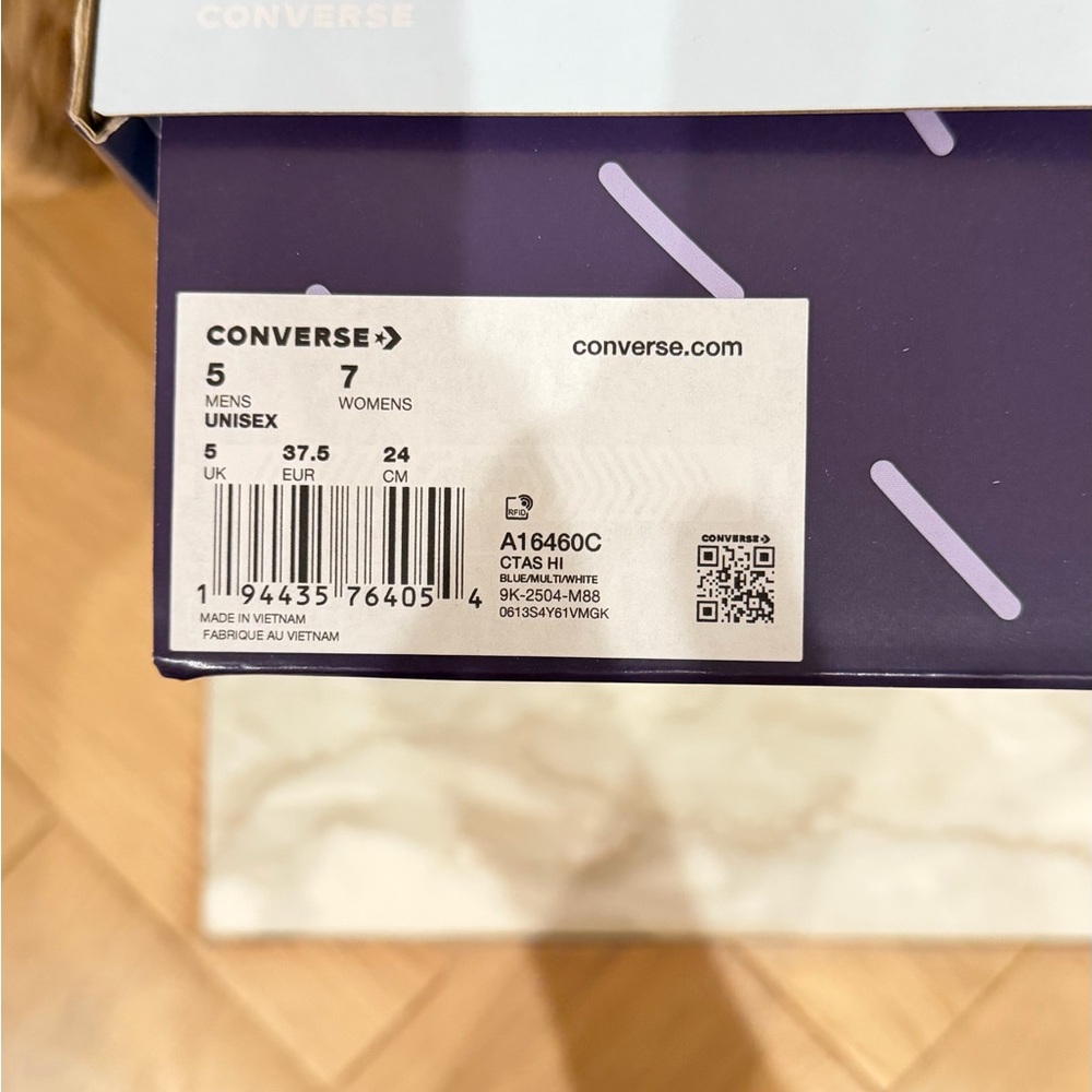 Converse Sky Blue Bluey Cartoon High-Tops - Picture 6 of 6